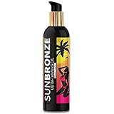 SUN BRONZE Acelerador de bronceado suizo de aceite para un bronceado rápido, intenso en el sol al aire libre o cama bronceadora. Ingredientes naturales con un increíble scent.