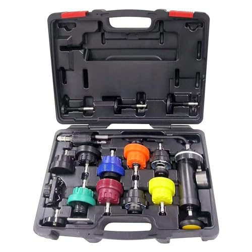 SLCUKMT CoolPro Radiator Pump Pressure Leak Tester Kit - Vuum Pressure Cooling System Tester