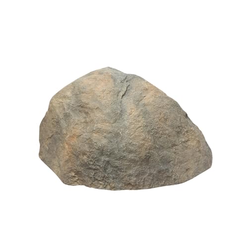 Outdoor Essentials Outdoor Faux Rock Cover - for Landscaping, Yard Décor, & Gardens - Water-Proof, Lightweight, Wind-Resistant, Tan, Large