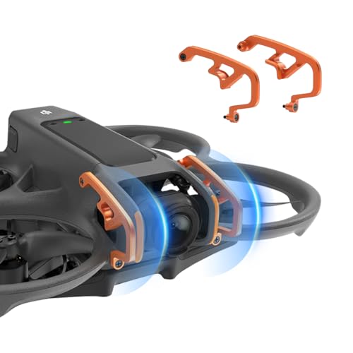 Image of Avata 2 Gimbal Guard & Bumper - Aluminum Alloy Protection Bar for DJI Avata 2 FPV Drone Accessories (Orange)