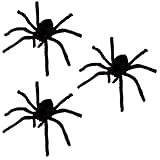 3 große haarige Spinnen 3 große haarige Spinnen Dekoration Spinne Spiders zum Erschrecken Scherzartikel