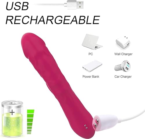 2023 New Sex Stimulator for Women, Quiet 10 Speed Adult Toys Waterproof Automatic Electric Adult Toys Machine Pleasure Gifts Gifts Soft Sensory Accessories for Thrusting Machine Tool A-2