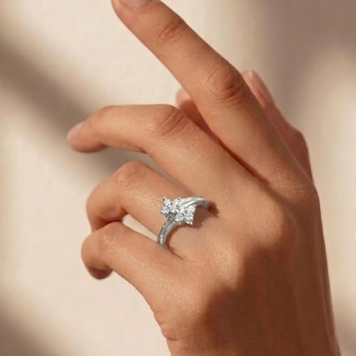 Image of Parasmoni Double Flower Sparkle Ring