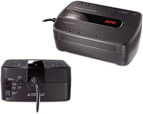 Back-UPS ES 650 Battery Backup System, 650VA, 8 Outlets, 365 J, Sold as 1 Each