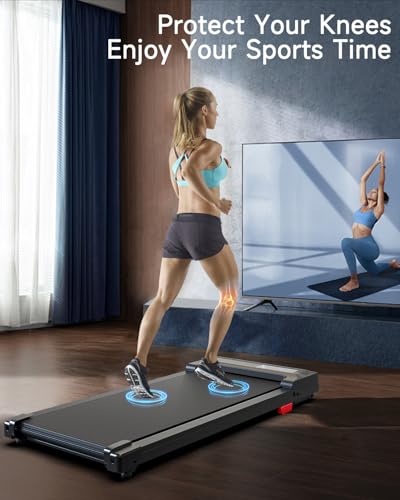 Standing treadmill desk