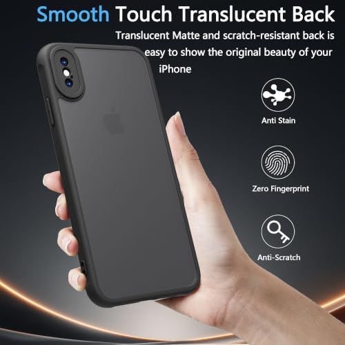 Image of iPhone Xs Max Case,Translucent Matte(Black)