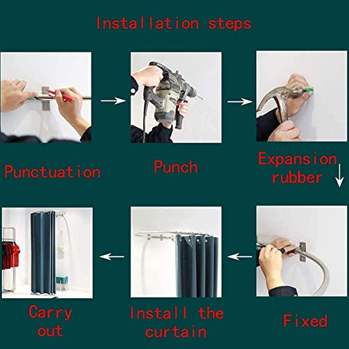 Xzgden Dressing Room, Simple Locker Room Privacy Shelter Changing Room Clothing Store, Dressing Tent Partition, Easy To Install Mobile Track, Privacy Protection Diy Temporary Locker Room #TOP6