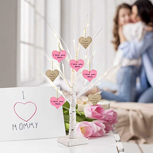 Meetyamor 2Ft/24” Birch Tree Light With 24Lt Warm White Led Battery Powered Timer For Christmas Decorations Indoor, Money Trees For Mothers Fathers Day 4Th Of July Wedding Desk Table Mantel Home Decor #TOP4