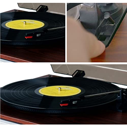 Gramophone Vintage en Bois rétro Tourne-Disque enregistreur CD Disque Mp3 Radio USB Rec phonographe Bluetooth boîte à… - Les Beatles, Paul McCartney, John Lennon, RIngo Starr, George Harrison Gramophone Vintage en Bois rétro Tourne-Disque enregistreur CD Disque Mp3 Radio USB Rec phonographe Bluetooth boîte à… – Image 5