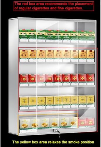 Meuble de vente au détail pour cigarettes mural avec poussoir automatique - 7
