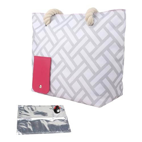Sac distributeur de vin portable et grand sac à main fourre-tout pour boissons