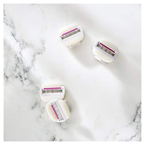 Gillette Venus Comfortglide Sugarberry Rasierklingen Damen, 4 Ersatzklingen für Damenrasierer mit 5-fach Klinge - Image 7