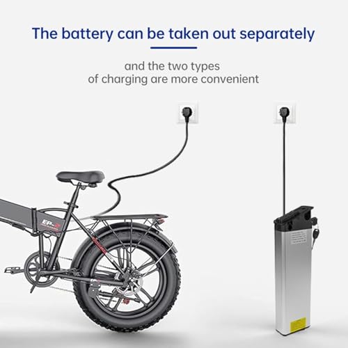 Image of 48V 10.4Ah Folding Ebike Battery 48 Volt DCH-006 Built in Electric Bike Batteries with 30A BMS Compatible for Lectric XP Step Over 1.0 2.0 Wallke GS-3.0 Foldable E-Bike Battery (48V10.4Ah)