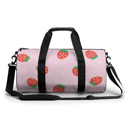 Sac week-end fraise rose : le sac parfait pour le camping et la randonnée