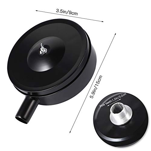 VILLCASE 2Pcs Filtro de Silenciador de Compressor de Ar Filtro de Ar de Metal Silenciador Filtro de