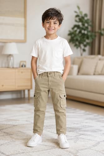 Image of Bold N Elegant Kids Regular Fit low Rise Cargo Pant