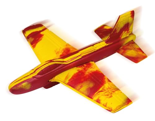 GÜNTHER FLUGSPIELE 1515 - Wurfgleiter Stunt Glider, ca. 17,5 x 17,5 cm, Segelflieger aus robustem Schaumstoff, leicht & stabil, Outdoor Spielzeug für Kinder ab 4 Jahren