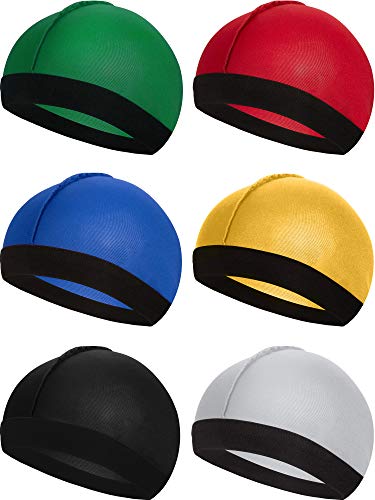 Wave cap élastique anti-frisottis lot de 6 chapeaux durag velours homme enfant