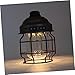 Happyyami 1set Camping Lantern Rechargeable Solar Lantern Camping USB Charging Light Sturdy Portable Hiking Tool