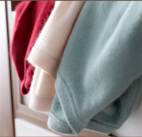 Cashmere Sweater for Men Pullover Warm Classic O-Neck Sweaters Soft Casual Knitted Jumper4