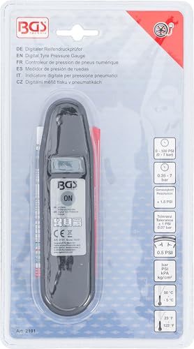 BGS Prüfgerät, Reifendruck