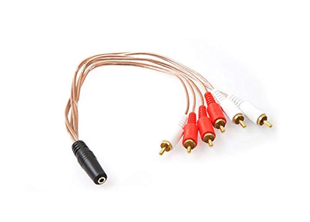 S-Link Sl-Dcr36 S-Link Sl-Dcr36 Dc3.5/F To Rca/M*6 Kablosu, Siyah