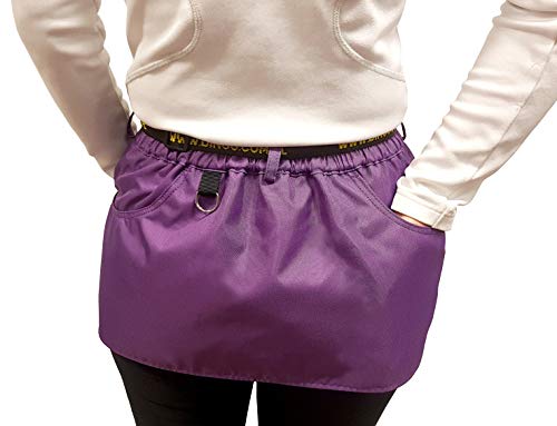 Dingo Trainingsgürtel, Sport, Agility, Apportieren, Gehorsam, Leinenführung, Nasenarbeit, Verhaltenstraining, Trainer Gürtel mit vielen Taschen Violett Große XL 16465-2