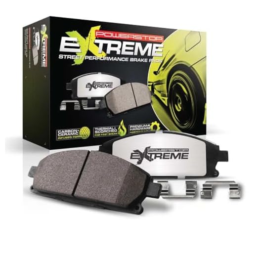 Power Stop Front Ceramic Brake Pads For 2016-2019 Cadillac CTS, 2012-2024 Chevy Camaro, 2015-2023 Dodge Challenger, 2015-2023 Charger, 2012-2021 Jeep Grand Cherokee