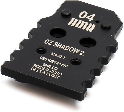 Super Grip Adapter Plate for CZ Shadow 2 Compatible with Trijicon, Holosun, Leupold, Shield, Docter