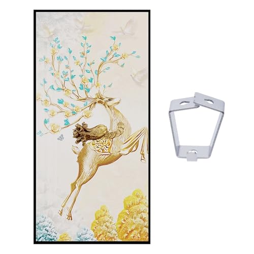 Image of HEVSTIL 8PCS Smartspring Hook Most Cost Effective Adjustable Picture Hanging Hook for Art Hanging Systems and Other Cable Based Picture Hanging System
