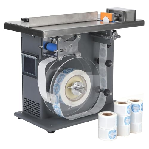 Etichettatrice automatica ad angolo retto Applicatore angolare a 90 ° Etichettatrice ad alta velocità per etichette opache trasparenti, 60 fogli/minuto