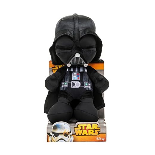 Star Wars - Darth Vader en Steam Velboa Felpa, 25 cm de displaybox - Peluche Darth Vader 25 cm