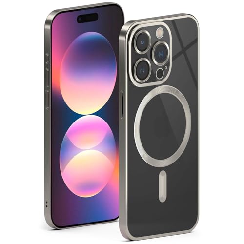 Coque antichoc iPhone 15 Pro Max évite rayures objectif avec anneau MagSafe