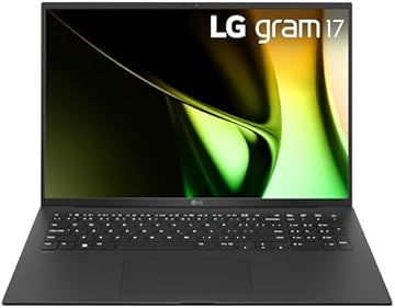 gram 17-inch Lightweight Laptop, Intel Evo Edition - AI-Enabled Intel Core Ultra 7 Processor, Windows 11 Home, 16GB RAM, 2TB SSD, Black