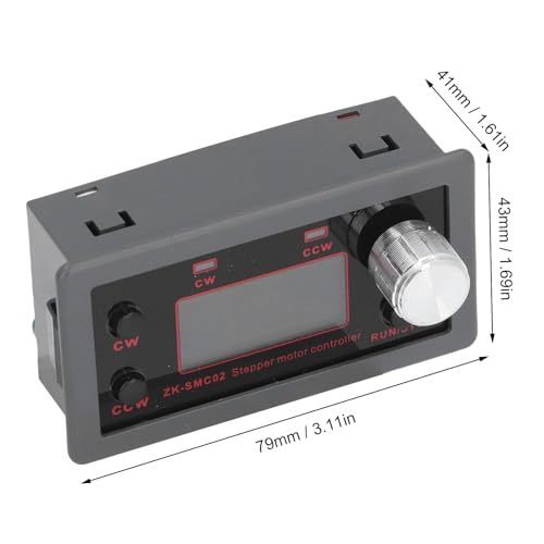 Contrôleur de moteur pas à pas avec écran LCD et pilote CNC à axe unique en ABS