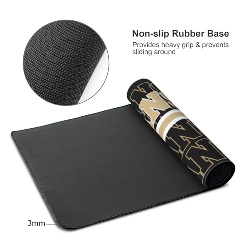 Image of ANTKING New Orleans Mouse Pad Custom Name and Number Desk Pad for Men Women Youth Gifts