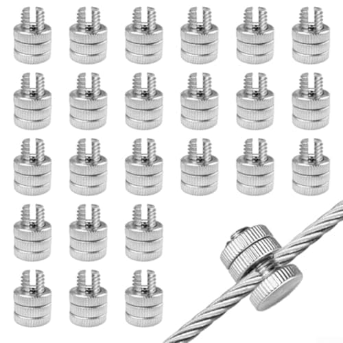 Forte connessione garantita 24 pezzi di morsetti a bullone diviso in alluminio adatti a tutte le vostre esigenze di cablaggio