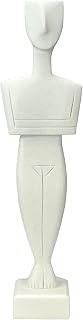 Cycladic Figurine Female Idol Ancient Greek Modern Art Natural Marble Statue