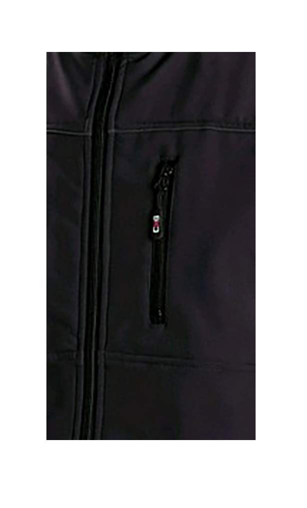 CANIS CXS Francisco kurtka męska typu softshell, izolowana membrana TPU, wodoszczelna, 10 000, wiatroszczelna, oddychająca, funkcyjna kurtka przeciwdeszczowa, męska kurtka robocza, czarno-szara czarny czarny XL