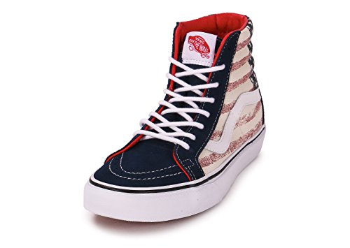 Vans VANS MENS U SK8 HI CANVAS AMERICANA DRESS BLUE SIZE 5.5
