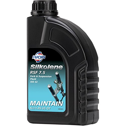 Huile de fourchette Silkolene Pro RSF 7.5 WT pour motocyclette et bicyclettes, prévention de la corrosion, 1 litre, 7.5 pounds