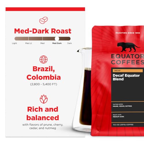 Equator Coffees Equator Blend Decaf Café en Grano 10.5 oz miniatura 2