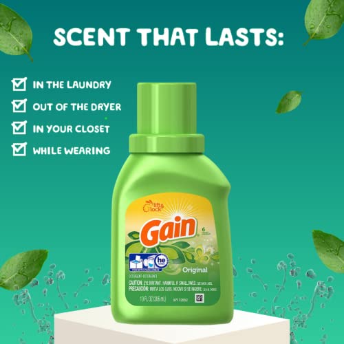 Image of Gain Liquid Detergent, Original Scent, 10 Ounce