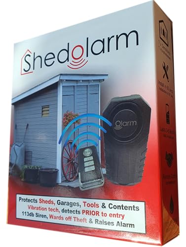 Shed Alarm Home Security Wireless | Shed Garage Lockup Summer House | Easy Self Install Waterproof Vibration Tech 113db Exceptionally Loud - Image 4