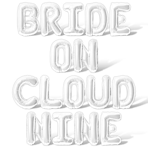 Letter Balloons - BRIDE ON CLOUD NINE 16" Inch Alphabet