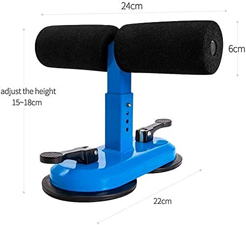 Sit-ups-Assistant-DevicePortable-Household-Fitness-Equipment-for-Abdominal-Muscle-Exercise-Machine-with-two-strong-Suction-Cup-95x85x7Inch-Blue