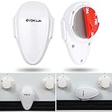 [LIEFERUMFANG] 2 x Backofen Kindersicherung in weiß. Dank ihrer kleinen Größe sind die Tür Verschluss Sicherungen auch für Mikrowelle, Waschmaschine, Trockner oder Spülmaschine verwendbar.