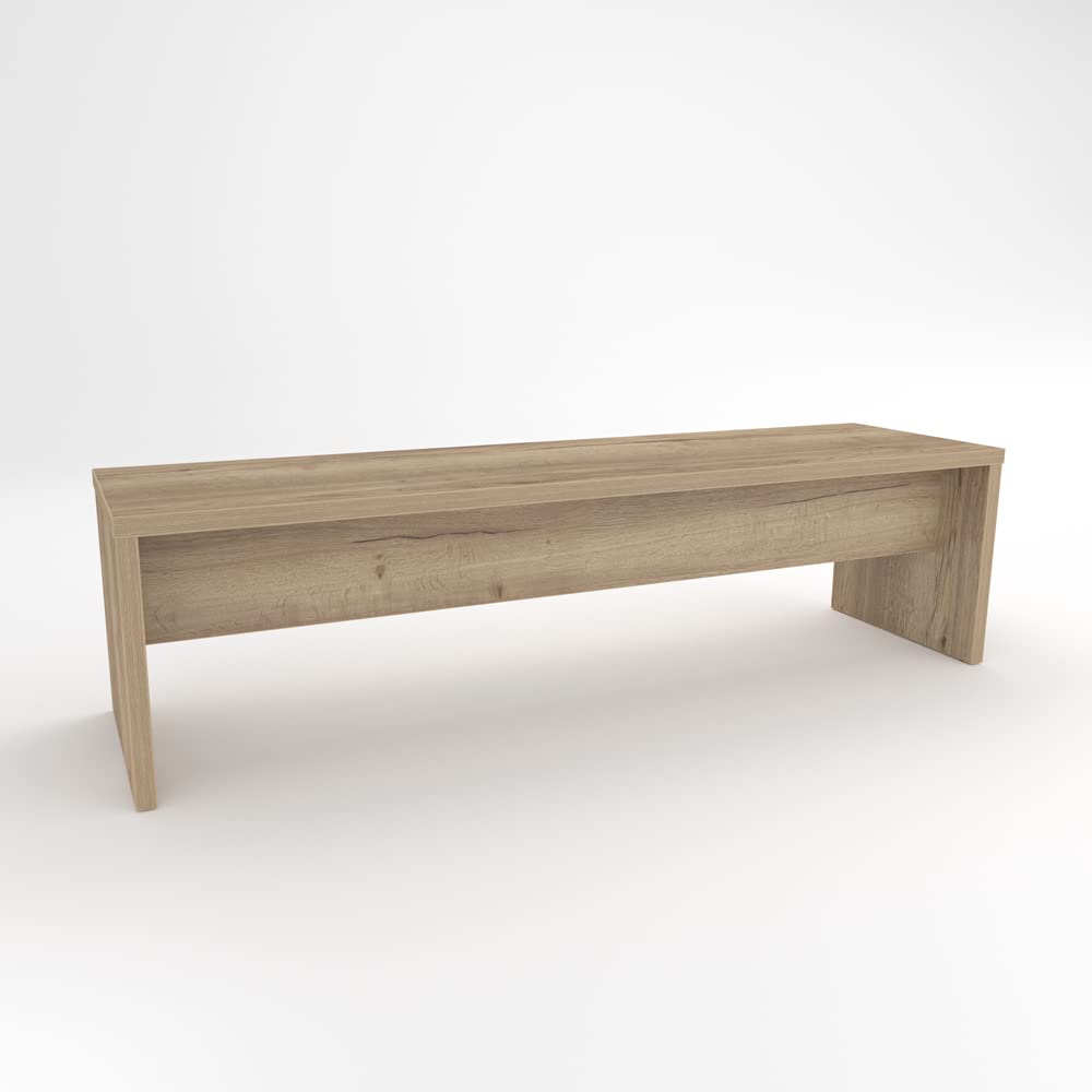 Dekorspanplatte Halifax Eiche rustikal natur als Tischplatte, Schreibtischplatte, Laden- und Möbelbau, 70x50 cm, Stärke: 28 mm