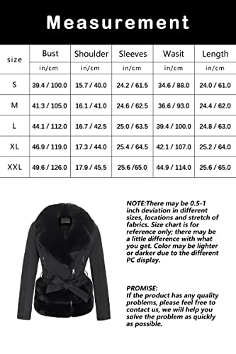 image for Bellivera Women Faux Suede Leather Jacket Motorcycle Short Coat Biker 