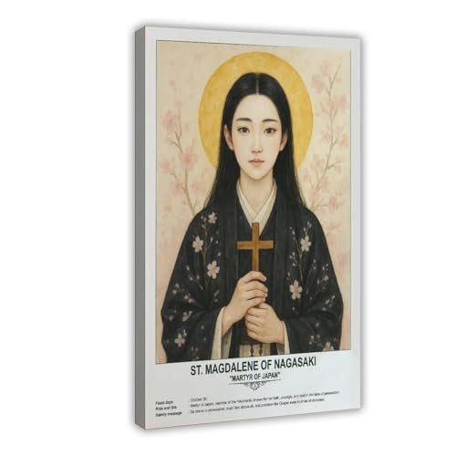Toile Sainte-Madeleine de Nagasaki, décoration murale premium aux finitions artistiques